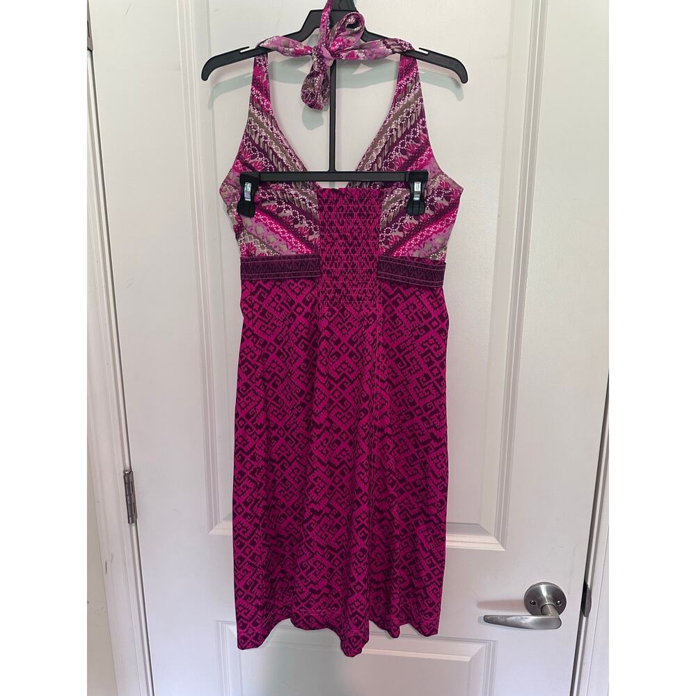 Athleta Women's sz 0 Javari Pink Dress Halter Outdoors Hiking Tennis Active - Picture 2 of 8